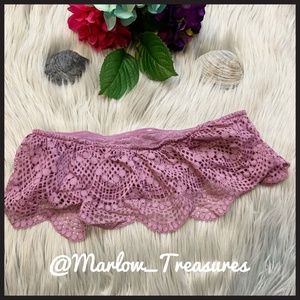 Victorias Secret Strapless No Slip Lace Bralette S